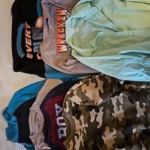 7 Boys shirts sz 4t